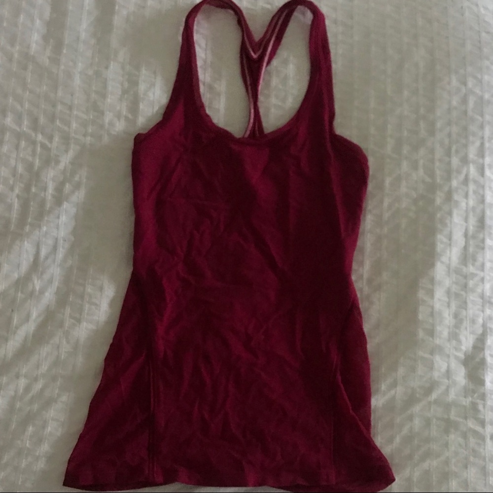 Lululemon workout tank pink size 2